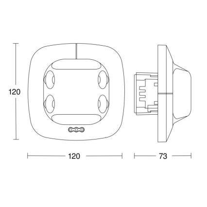Steinel 057466 - Kohalolekuandur Dual US DALI-2 valge