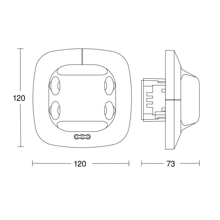 Steinel 057466 - Kohalolekuandur Dual US DALI-2 valge