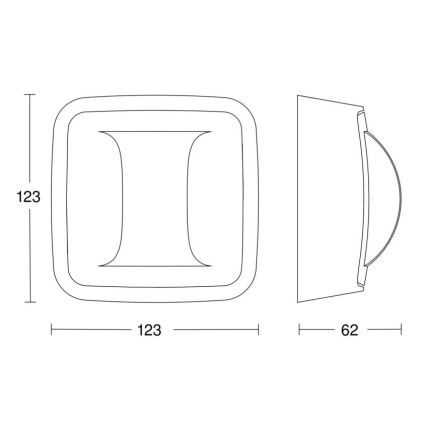 Steinel 057978 - Kohalolekuandur Hallway COM1 IP54 valge