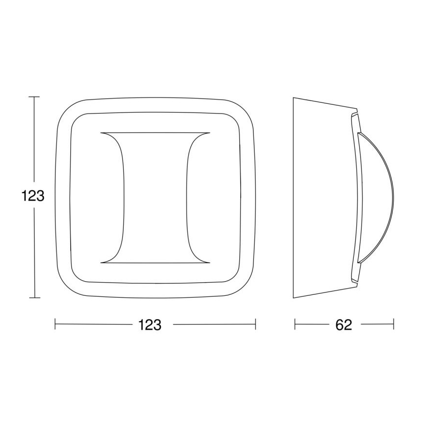 Steinel 057978 - Kohalolekuandur Hallway COM1 IP54 valge