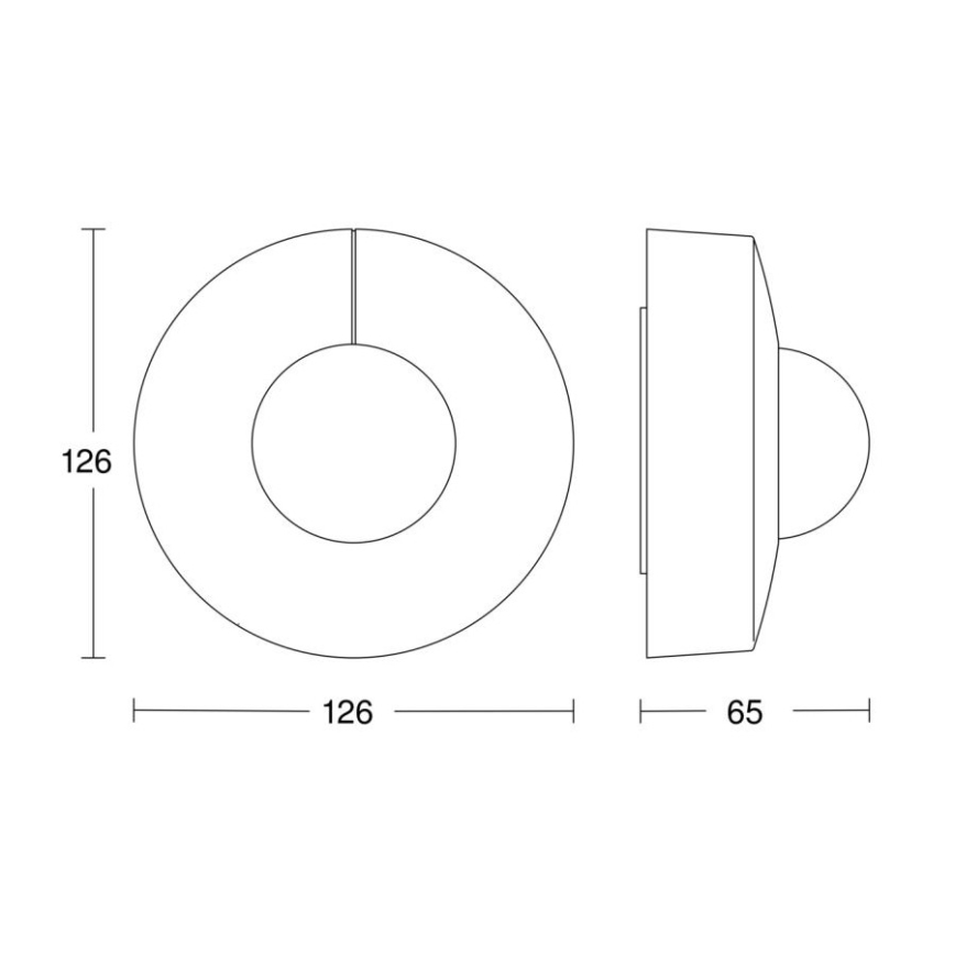 Steinel 058180 - Liikumisandur IS 3360 V3 KNX ümmargune valge