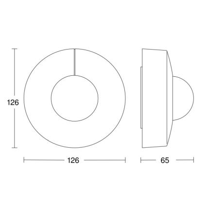 Steinel 058272 - Liikumisandur IS 345 V3 KNX IP54 ümmargune, valge