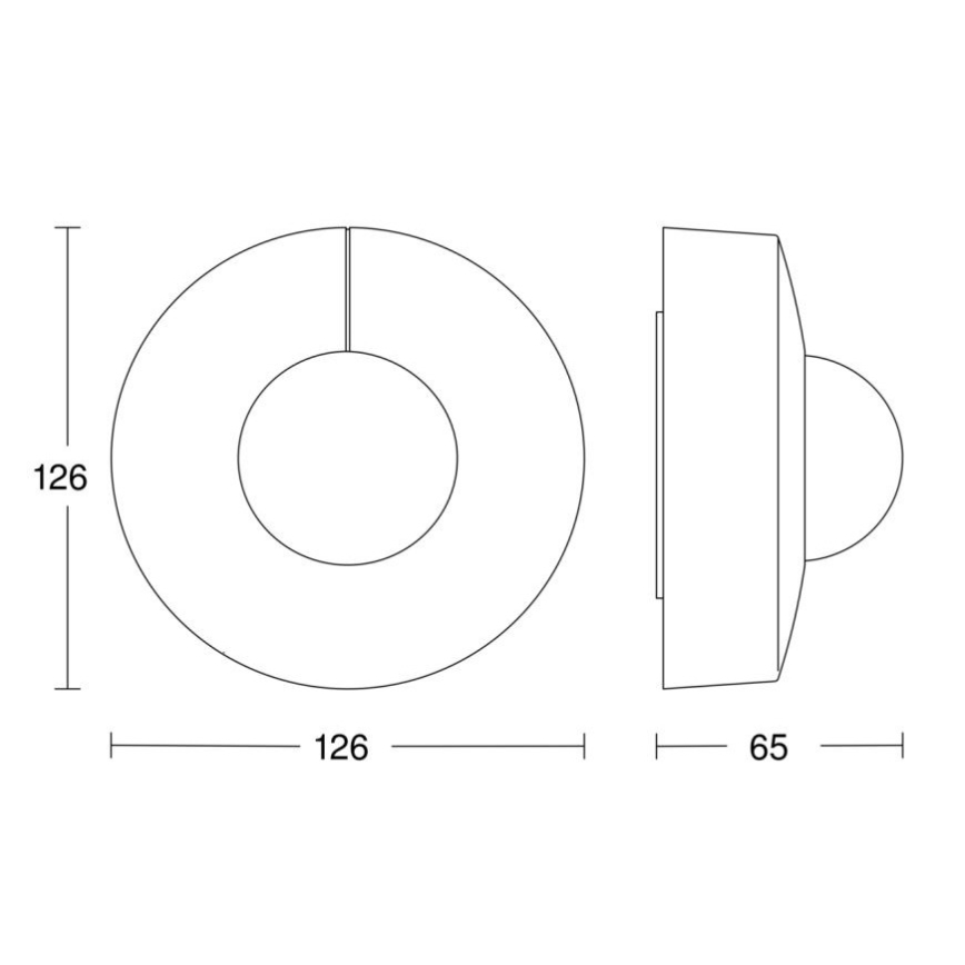 Steinel 058272 - Liikumisandur IS 345 V3 KNX IP54 ümmargune, valge