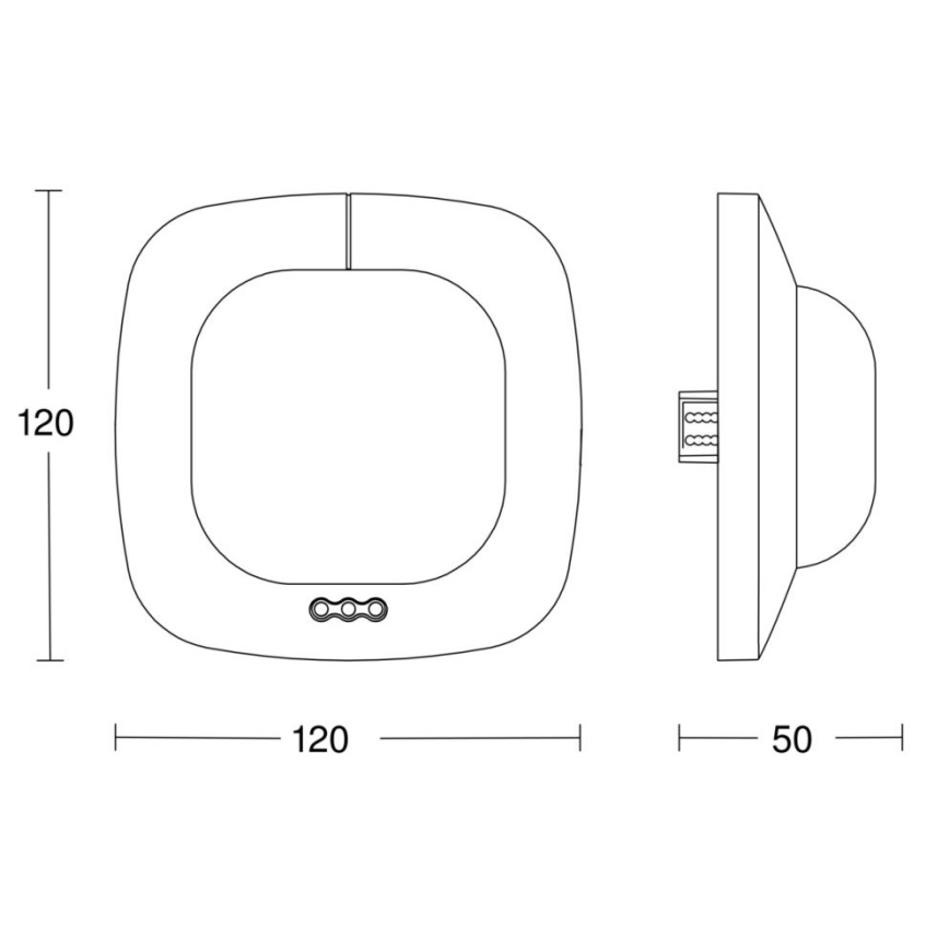 Steinel 058470 - Kohalolekuandur IR Quattro HD 24m KNX valge