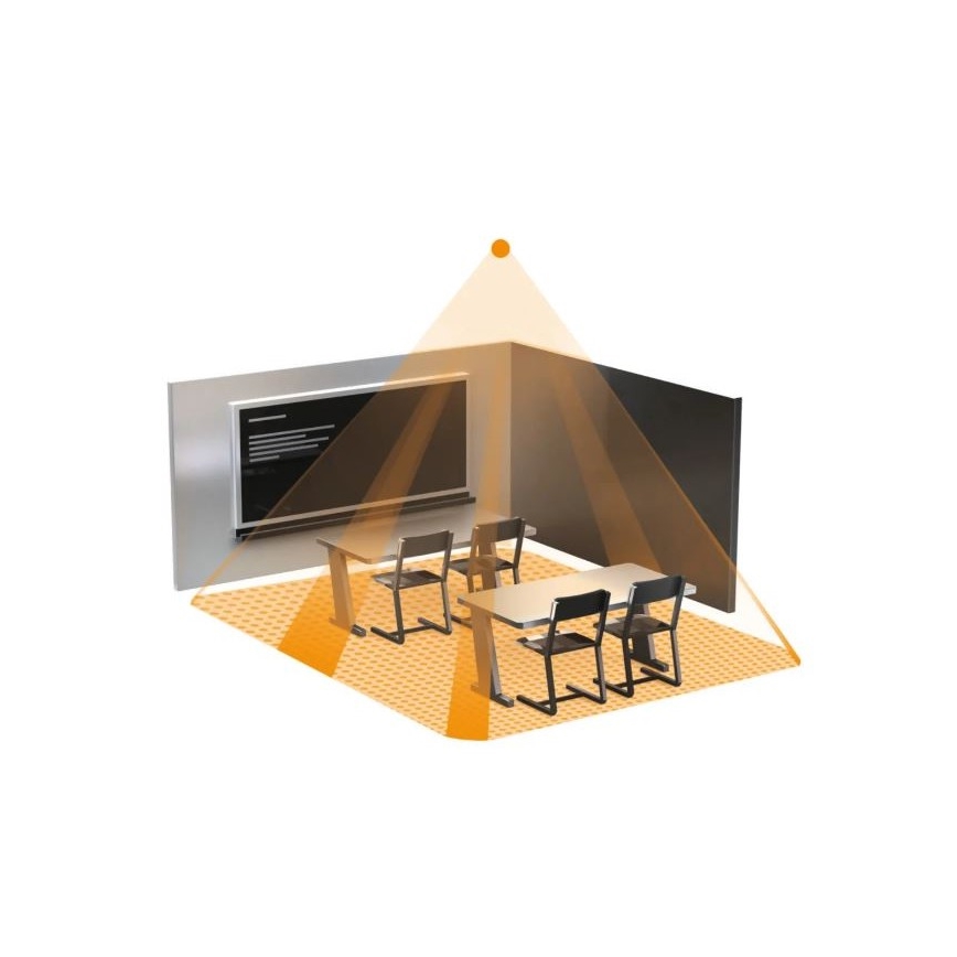Steinel 058487 - Kohalolekuandur IR Quattro 8m V3 KNX valge