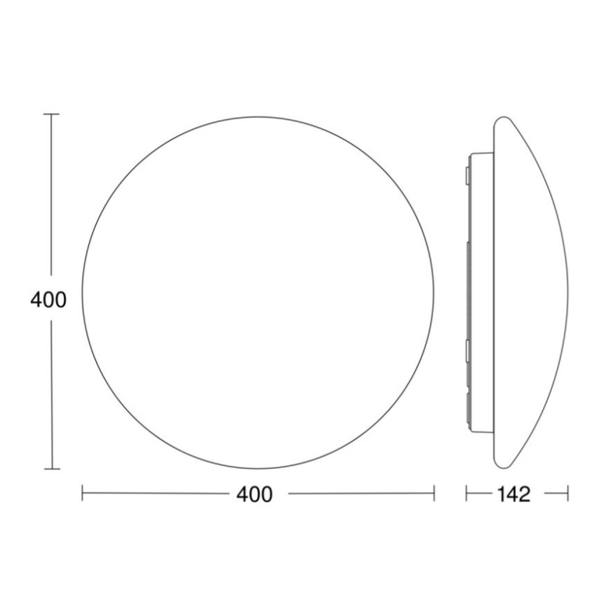STEINEL 058593 - LED Laevalgusti vannituppa anduriga RS PRO LED/20W/230V 4000K IP54