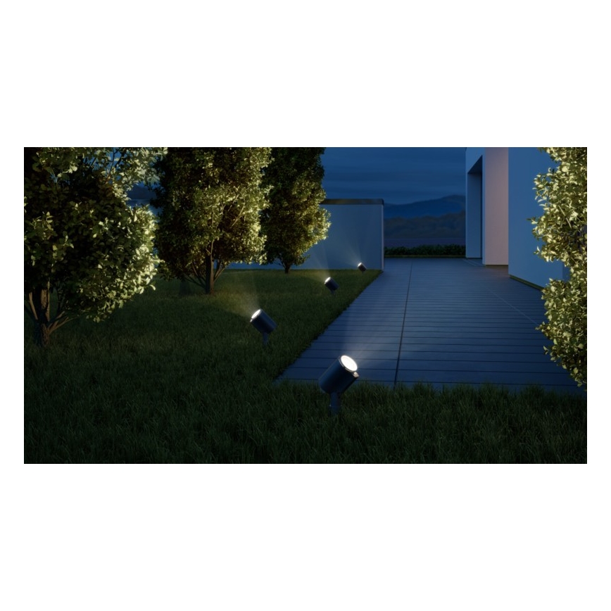 STEINEL 058685 – LED Välivalgusti anduriga SPOT GARDEN 1×GU10/7W/230V IP44