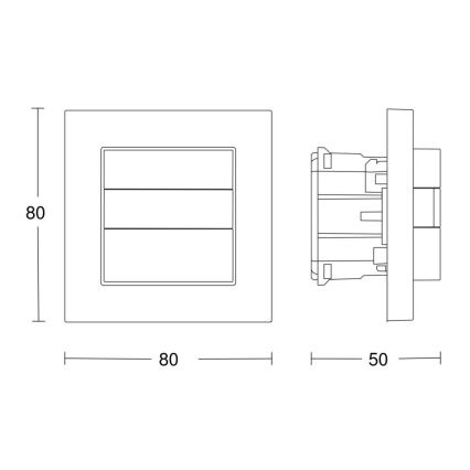 Steinel 059460 - Liikumisandur HF 180 KNX valge