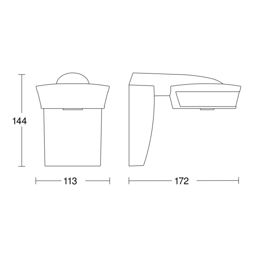 Steinel 059552 - Liikumisandur SensIQ IP54 antratsiit + pult