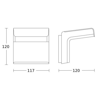 Steinel 059620 - Liikumisandur iHF 3D KNX IP54 antratsiit