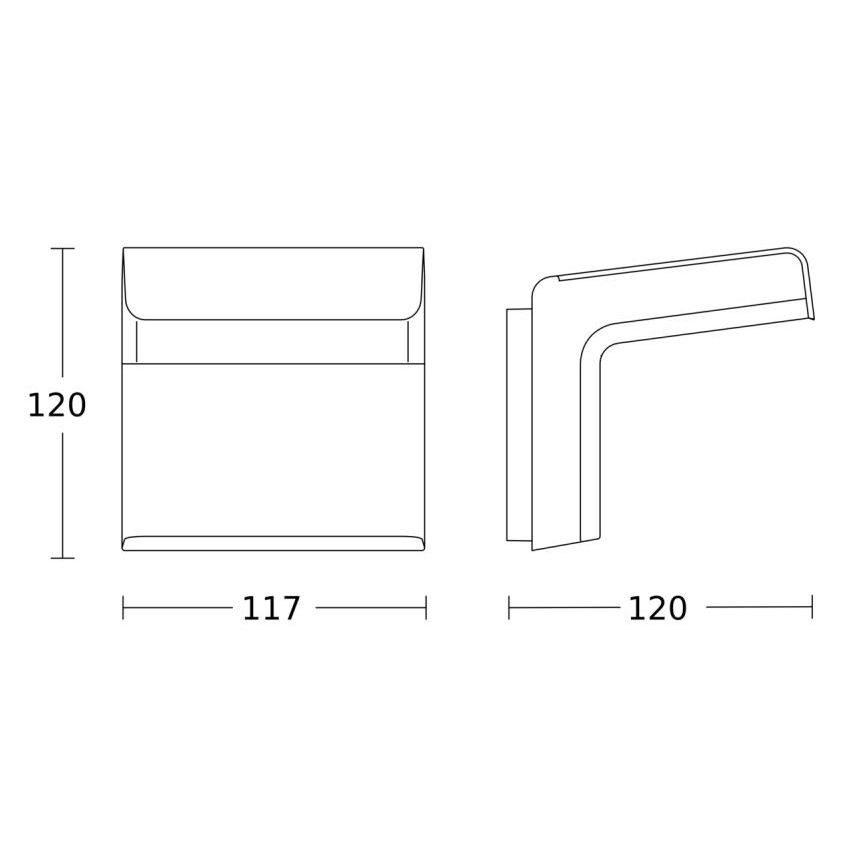 Steinel 059637 - Liikumisandur iHF 3D KNX IP54 must