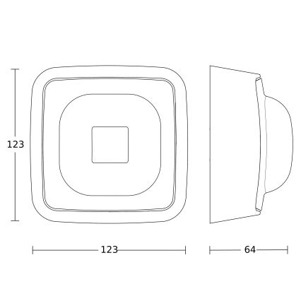Steinel 064402 - Kohaloleku andur IR QUATTRO HD-2 BT-IPD