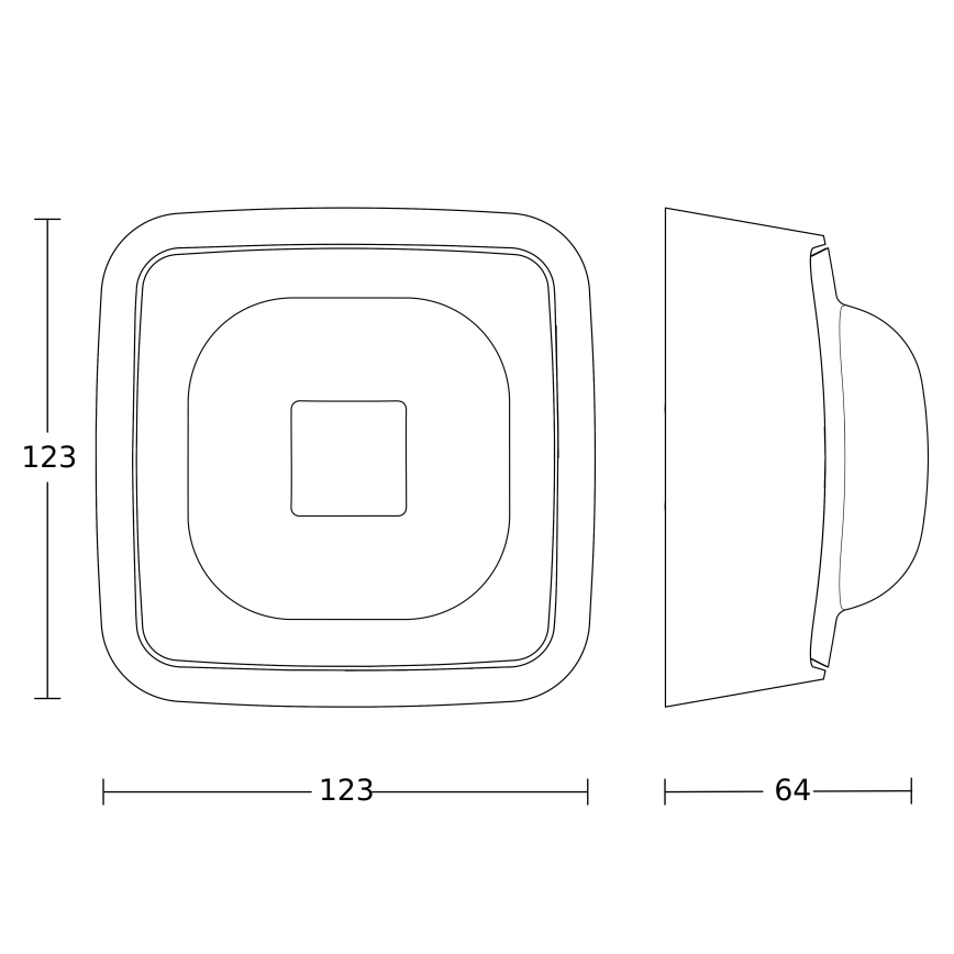 Steinel 064402 - Kohaloleku andur IR QUATTRO HD-2 BT-IPD