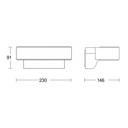 STEINEL 065706 - LED Väli seinavalgusti anduriga L810 LED/12,5W/230V IP44