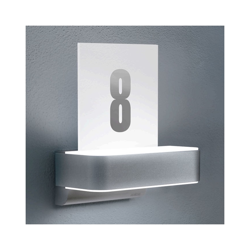 STEINEL 065713 - LED Majanumber anduriga L820 LED/12,5W/230V IP44