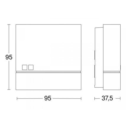 Steinel 066116 - Videvikuandur NIGHTMATIQ Plus IP54 antratsiit