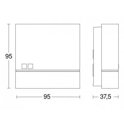 Steinel 066123 - Videvikuandur NIGHTMATIQ Plus IP54 valge