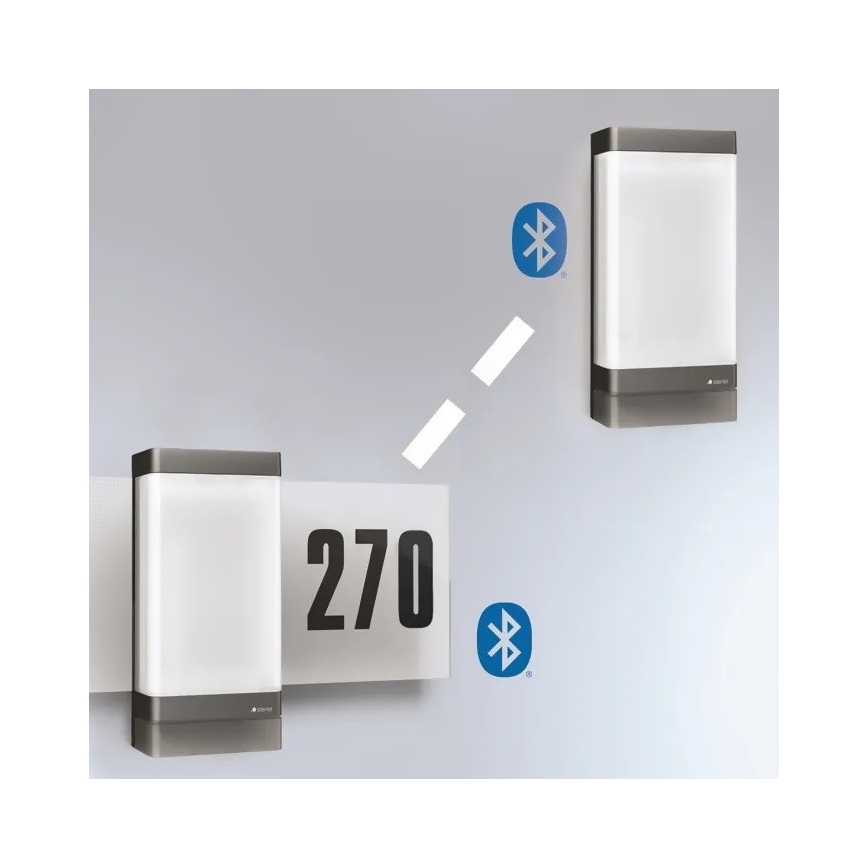 Steinel 067205 - LED Majanumber anduriga L270SC LED/7,8W/230V IP44