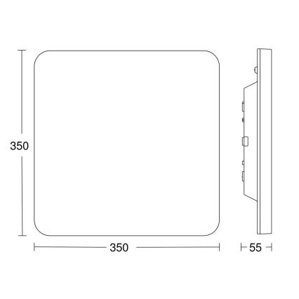 Steinel 067878-LED Laevalgusti anduriga RS PRO LED/23,4W/230V IP40 4000K