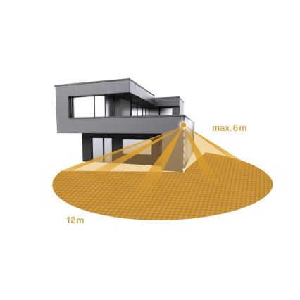 Steinel 068110 - LED Prožektor anduriga XLED PRO LED/20W/230V 3000K IP44 must