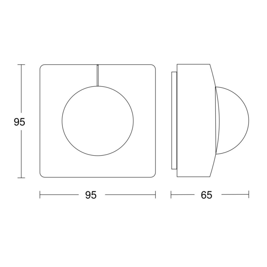 Steinel 068523 - Liikumisandur IS 3360 40m COM1 IP54 kandiline must