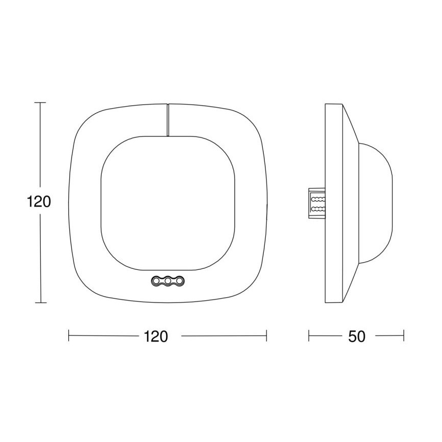 Steinel 068622 - Kohalolekuandur IR Quattro HD 24m KNX must