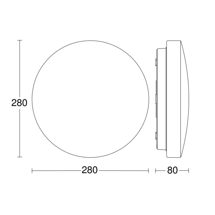 Steinel 069674 - LED Laevalgusti vannituppa anduriga RSPRO P1 LED/9,4W/230V 4000K IP54