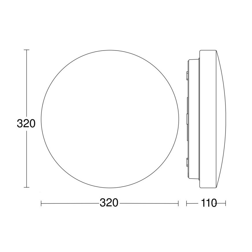Steinel 069766- LED Vannitoa laevalgusti RSPRO P2 LED/14W/230V 3000K IP54