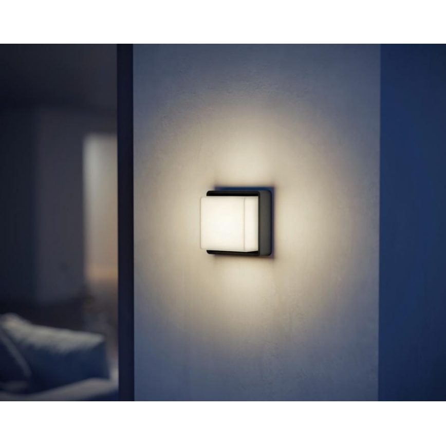 Steinel 078645- LED Väli seinavalgusti koos anduriga L 845 SC 9W/230V 3000K IP44 antratsiit