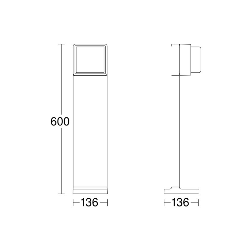 Steinel 078652 - LED Hämardatav välivalgusti GL 85 C 600 LED/9W/230V 3000K IP44