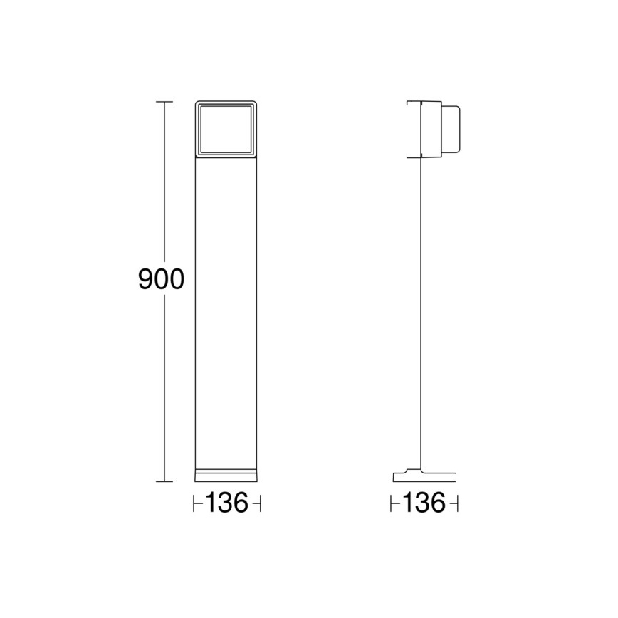 Steinel 078676 - LED Hämardatav välivalgusti GL 85 C 900 LED/9W/230V IP44