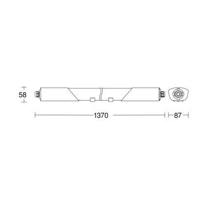 Steinel 078881 - LED Tööstuslik valgusti anduriga RS PRO 5100 SC LED/30W/230V IP66