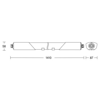 Steinel 079185 - LED Tööstusvalgusti anduriga RS PRO 5100 SC LED/31W/230V IP66