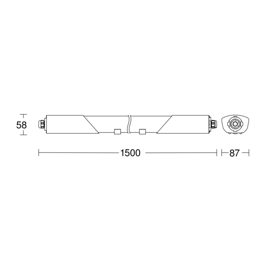 Steinel 079338-LED Tööstuslik valgusti anduriga RS PRO5150 SC 5C LED/42W/230V IP66