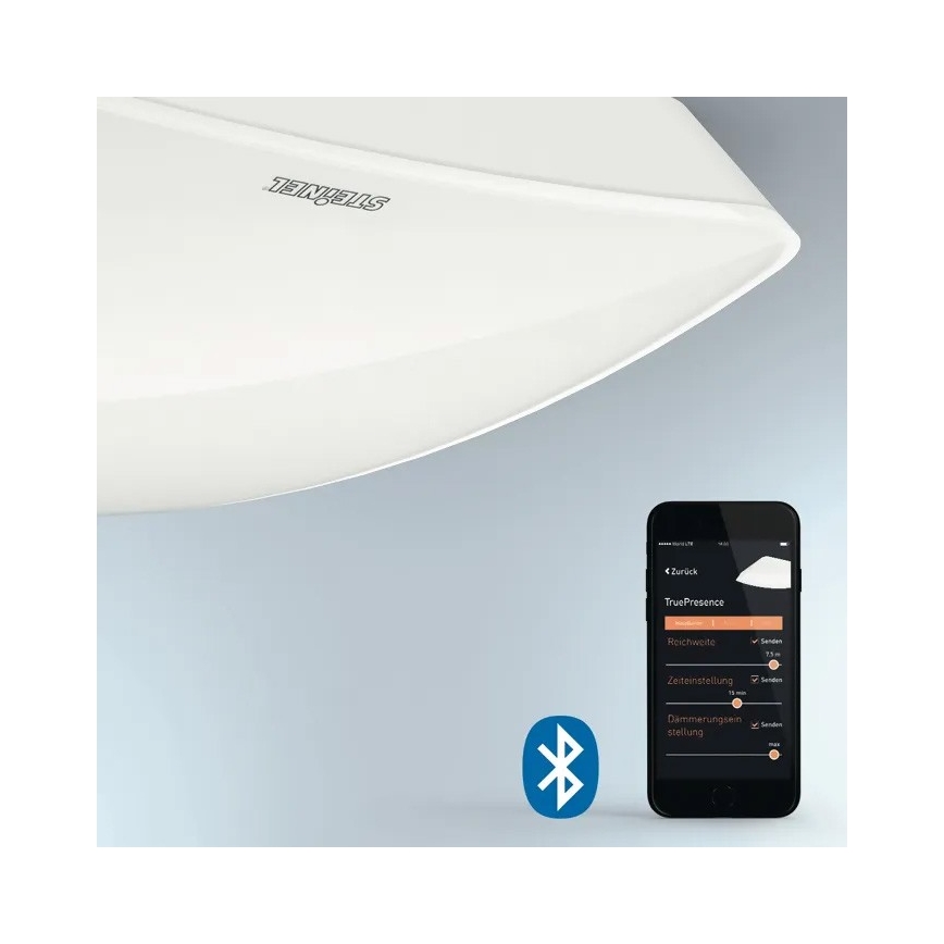 Steinel 079444 - Kohalolekuandur TRUE PRESENCE COM1 valge