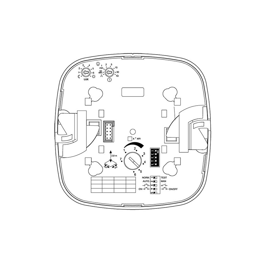 Steinel 079482 - Kohalolekuandur Dual HF COM1 valge