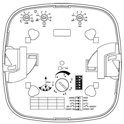 Steinel 079529 - Kohalolekuandur HF 360 DALI-2 APC valge