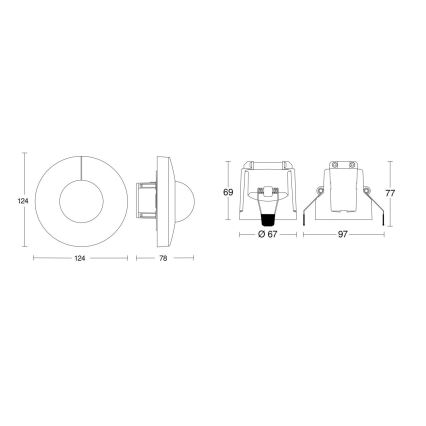 Steinel 079659 - Liikumisandur IS 3360 COM1 valge