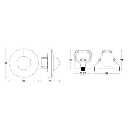 Steinel 079697 - Liikumisandur IS 345 COM1 230V valge