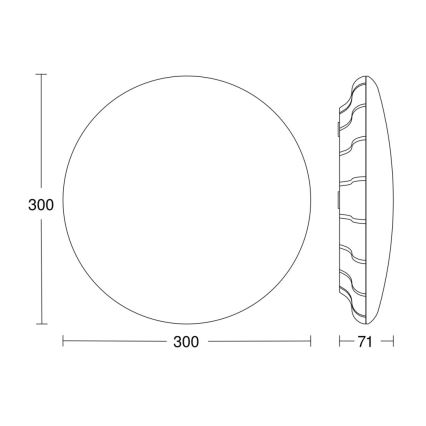 Steinel 081096 - LED Laevalgusti anduriga RS PRO S10 SC LED/9,1W/230V 3000K