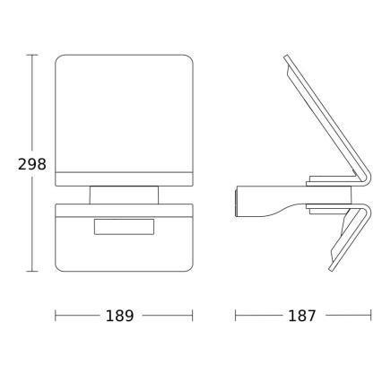 Steinel 081973 - LED Päikesepaneeliga prožektor koos anduriga XSolar LS ONE LED/1,2W/3,3V IP44