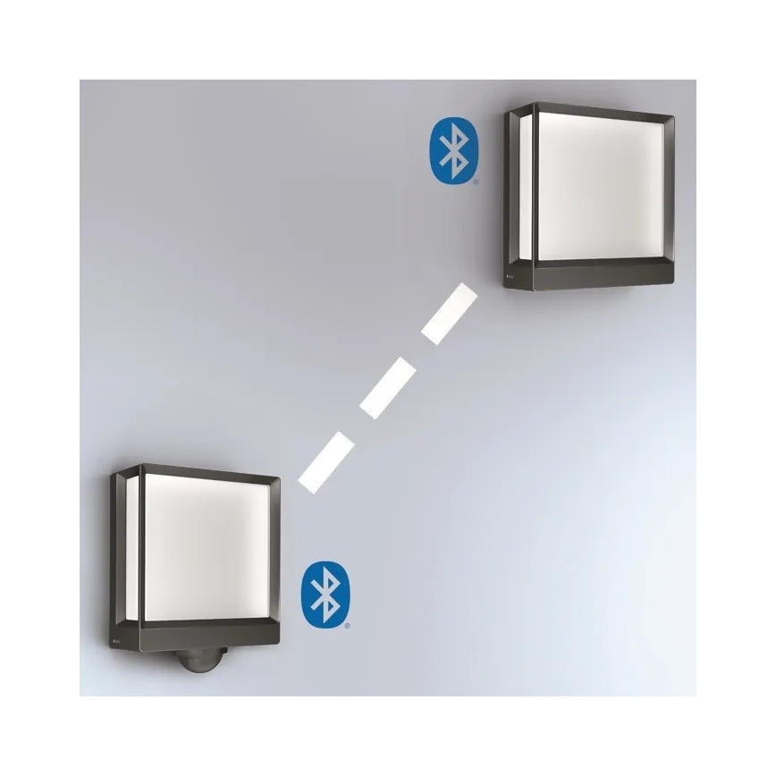 Steinel 085230 - LED Hämardatav väli seinavalgusti L40C LED/12,9W/230V IP54 antratsiit