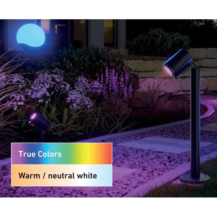 Steinel 089344 - LED RGBW välisvalgusti anduriga LED/7,9W/24V IP65