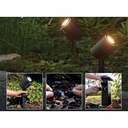 Steinel 089344 - LED RGBW välisvalgusti anduriga LED/7,9W/24V IP65