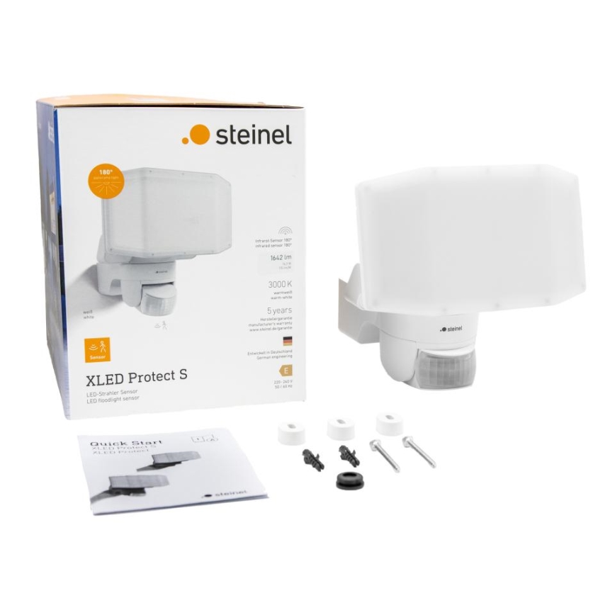 Steinel 089894 - LED Prožektor anduriga XLED PROTECT LED/14,3W/230V 3000K IP54 valge