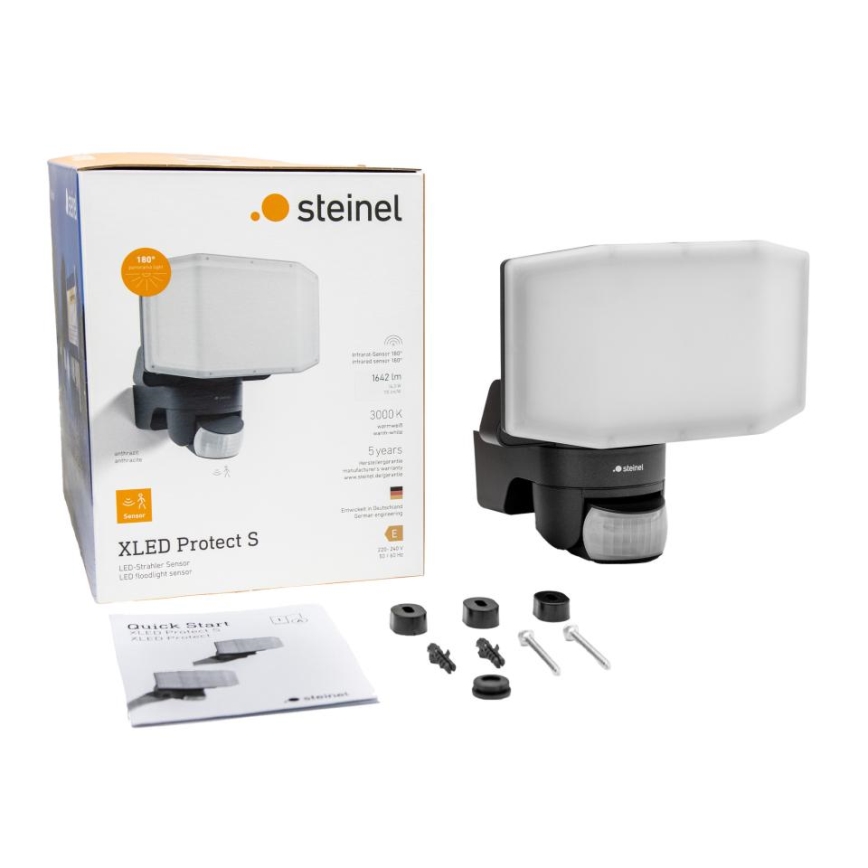Steinel 090012 - LED Prožektor anduriga XLED PROTECT LED/14,3W/230V 3000K IP54 antratsiit