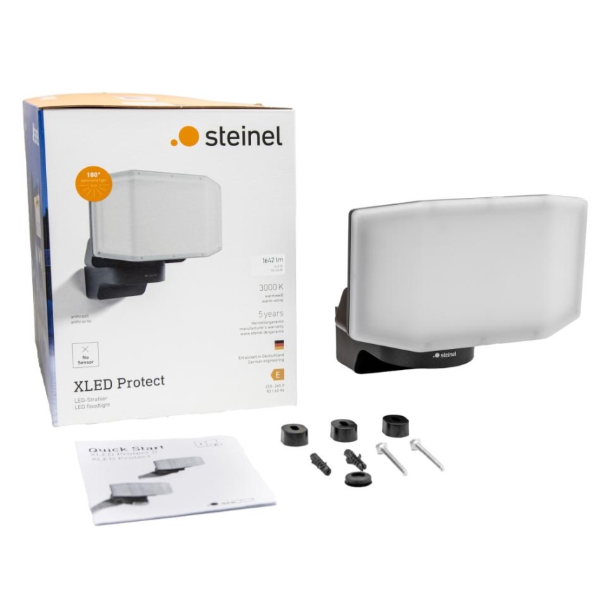 Steinel 090029 - LED Prožektor XLED PROTECT LED/13,6W/230V 3000K IP54 antratsiit