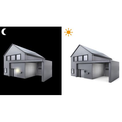 STEINEL 550318 - Hämaraandur 230V NIGHTMATIC 2000 must IP54