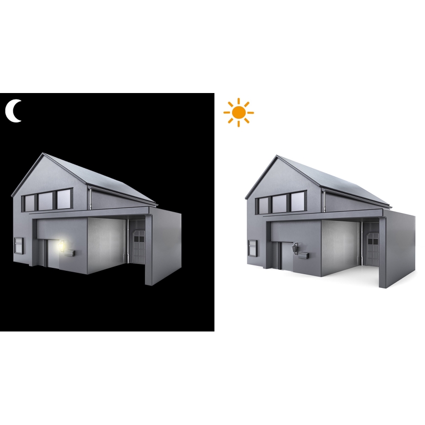 STEINEL 550318 - Hämaraandur 230V NIGHTMATIC 2000 must IP54