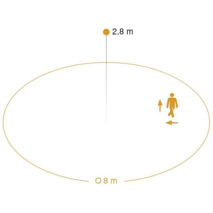 STEINEL 56032 - LED Vannitoavalgusti koos anduriga RS PRO LED/9,5W/230V IP54